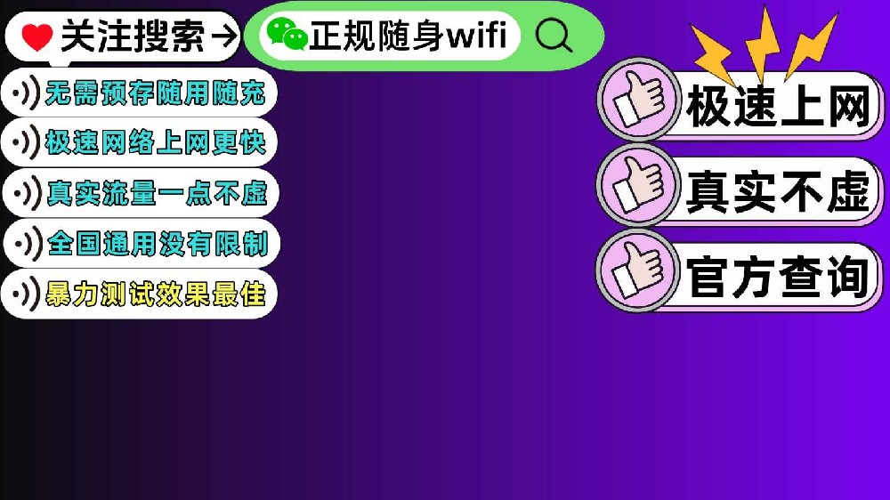​揭秘！如何轻松办理联通随身wifi真实优惠套餐，让你畅享全国通用极速网络